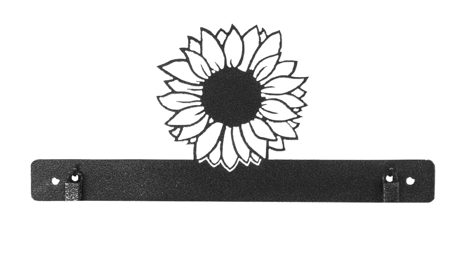 Classic Motifs 12 Inch Sunflower Craft Holder With Clips