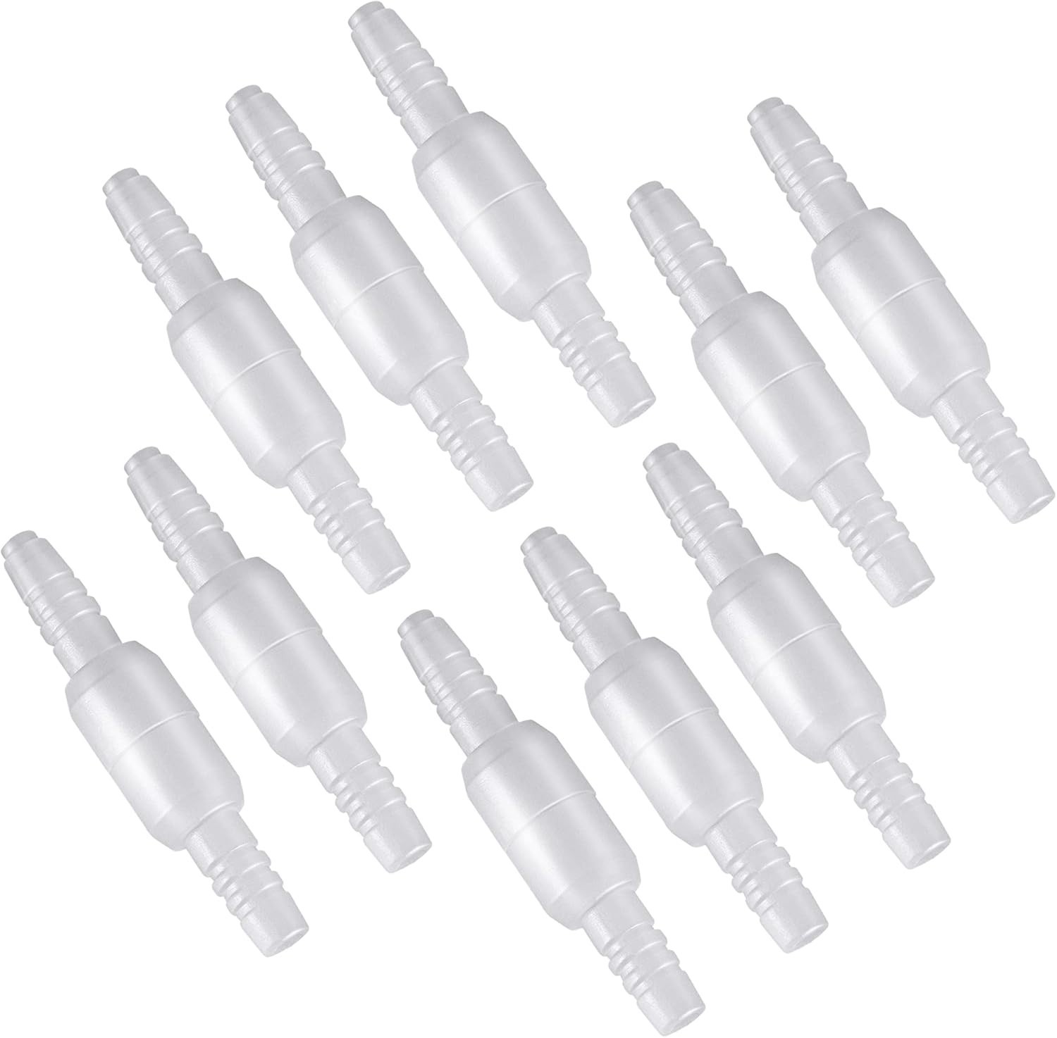 Oxygen Tubing Swivel Connector - 10 PCS Male to Male Cannula Connectors