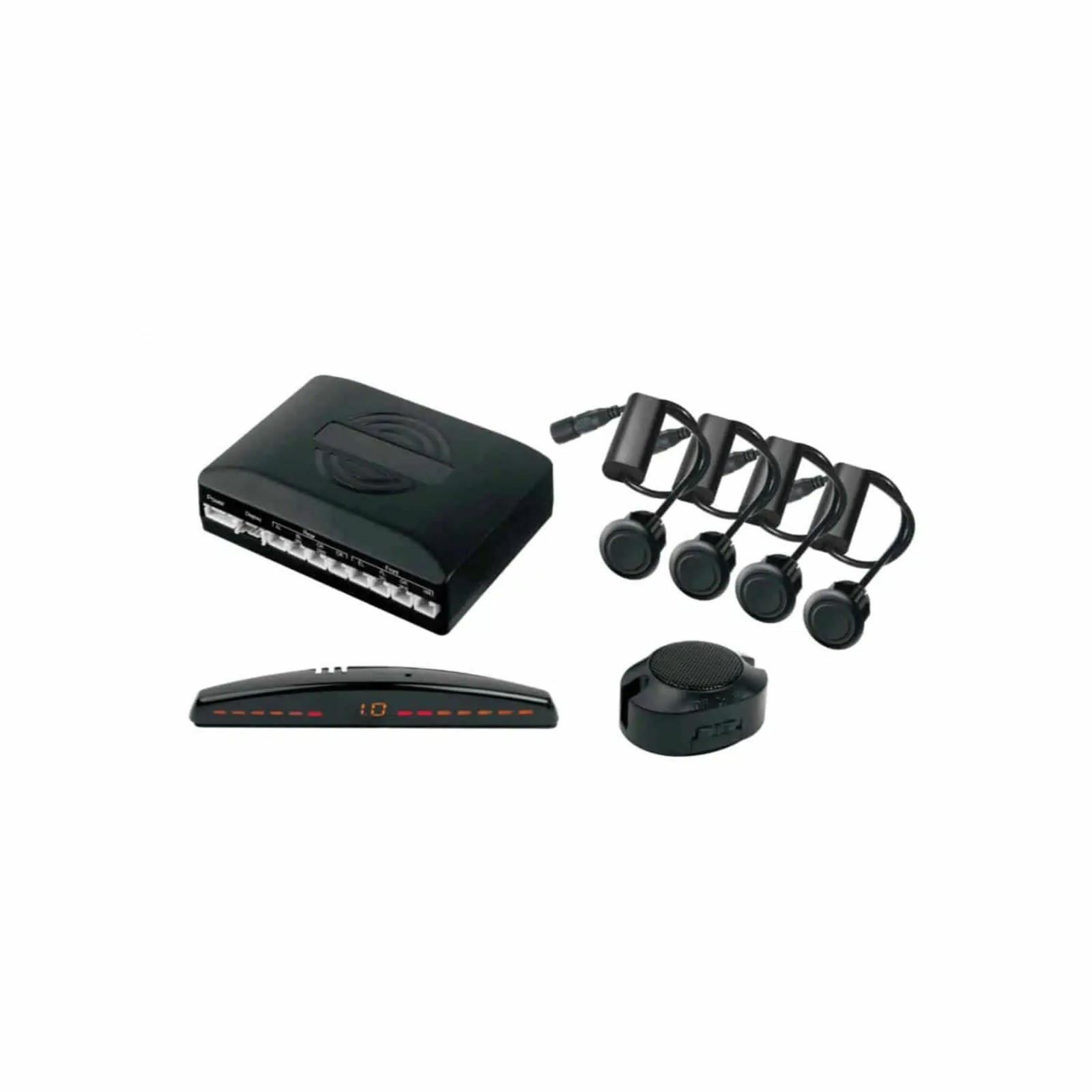 Rydeen PSR4000 Digital Ultrasonic Parking Backup Sensors Direction LED Indicator