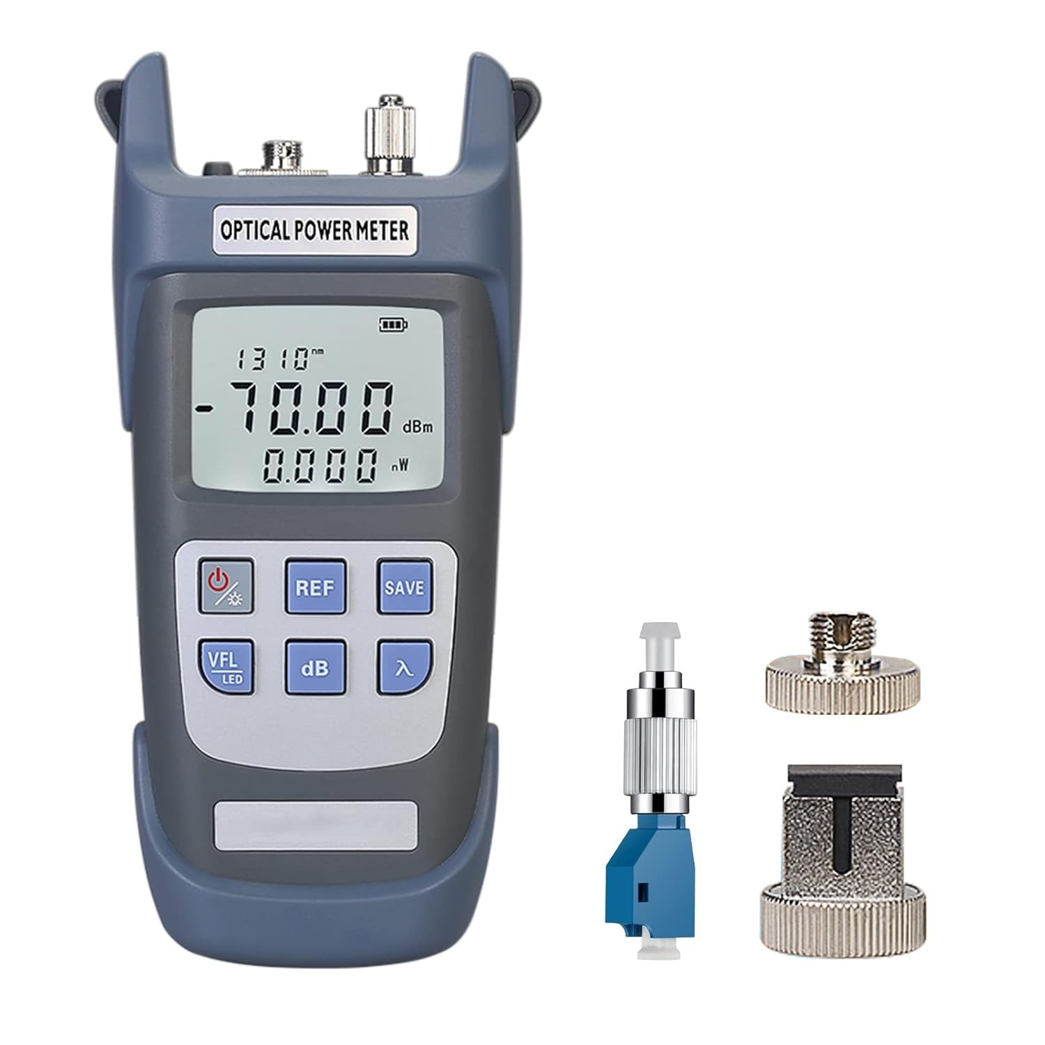 1pc 3 in 1 Function Fiber Optic Tester Portable Optical Power Meter (FC/SC/ST)