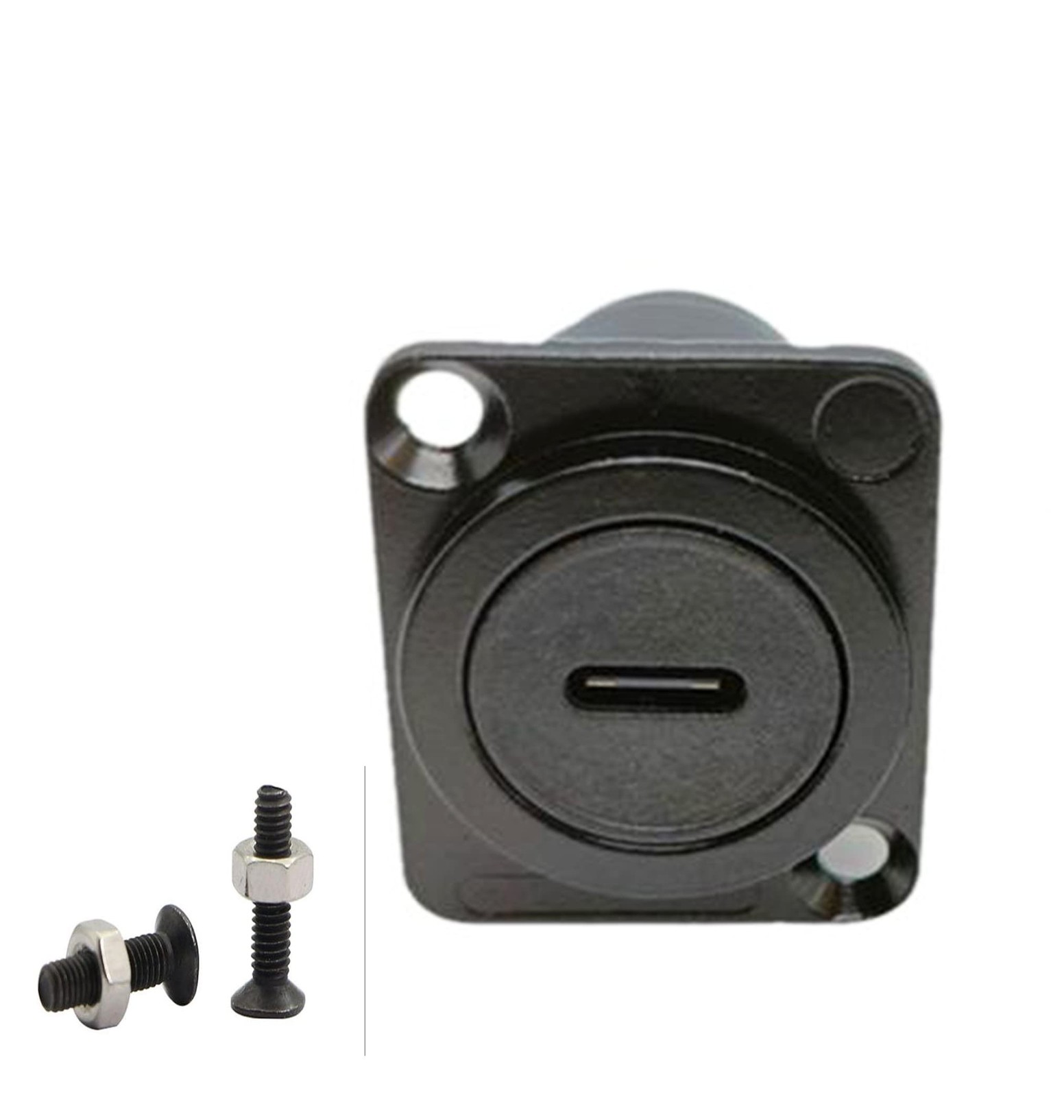 SHANFEILU D Type Panel Mount Adapter Coupler USB C 3.1 Female to Female...