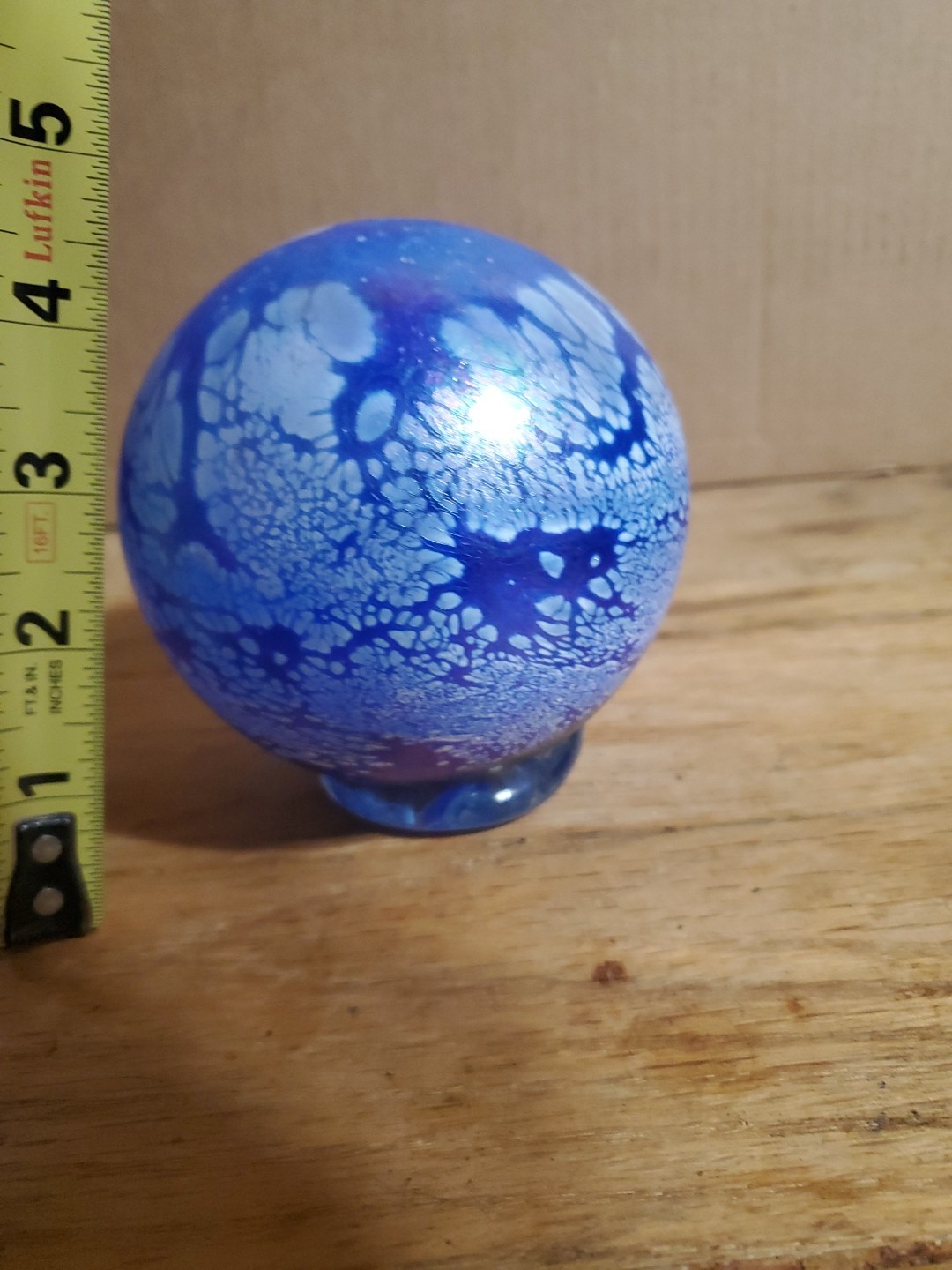 The Glass Forge 2008 Blue/White Globe