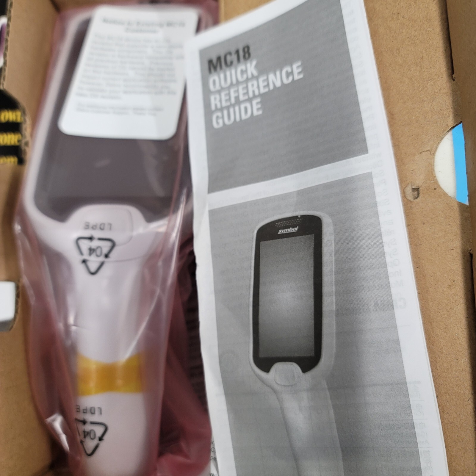 Zebra MC-18N0 andriod KitKat, 2D imager, 1GB/4GB, MSRP 1300