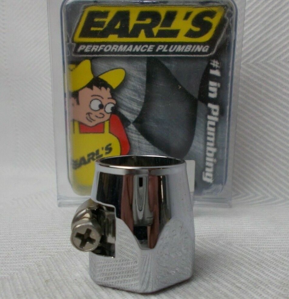 Hose Clamp -10 Econo-Fit Chrome 13/16" ID Earls Performance 900310ERLP