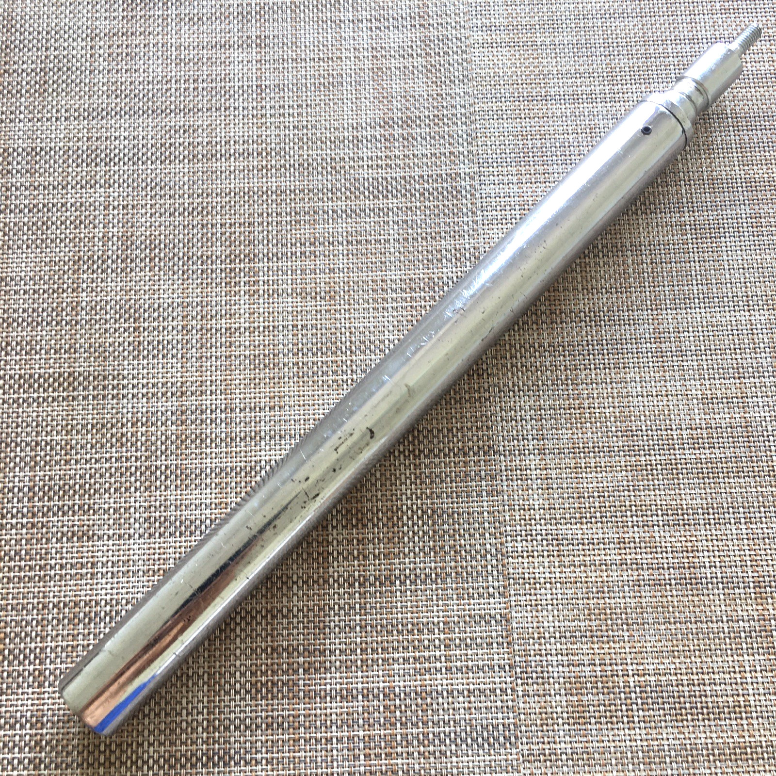 1970s-80s VINTAGE TAMA OMNI LOCK DOUBLE TOM HOLDER POLE . MADE IN JAPAN GOOD