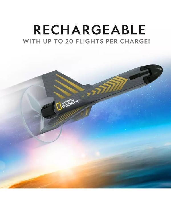 NATIONAL Geographic POWER Rocket MOTORIZED Launcher 200 FT BY Blue Marble NEW