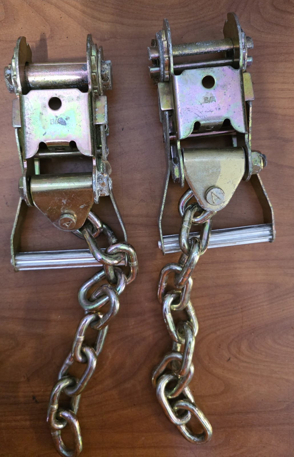 Jerr-Dan Chain / Strap Set, Wheel Lift Straps, Tow Chains, Two Truck Rollback