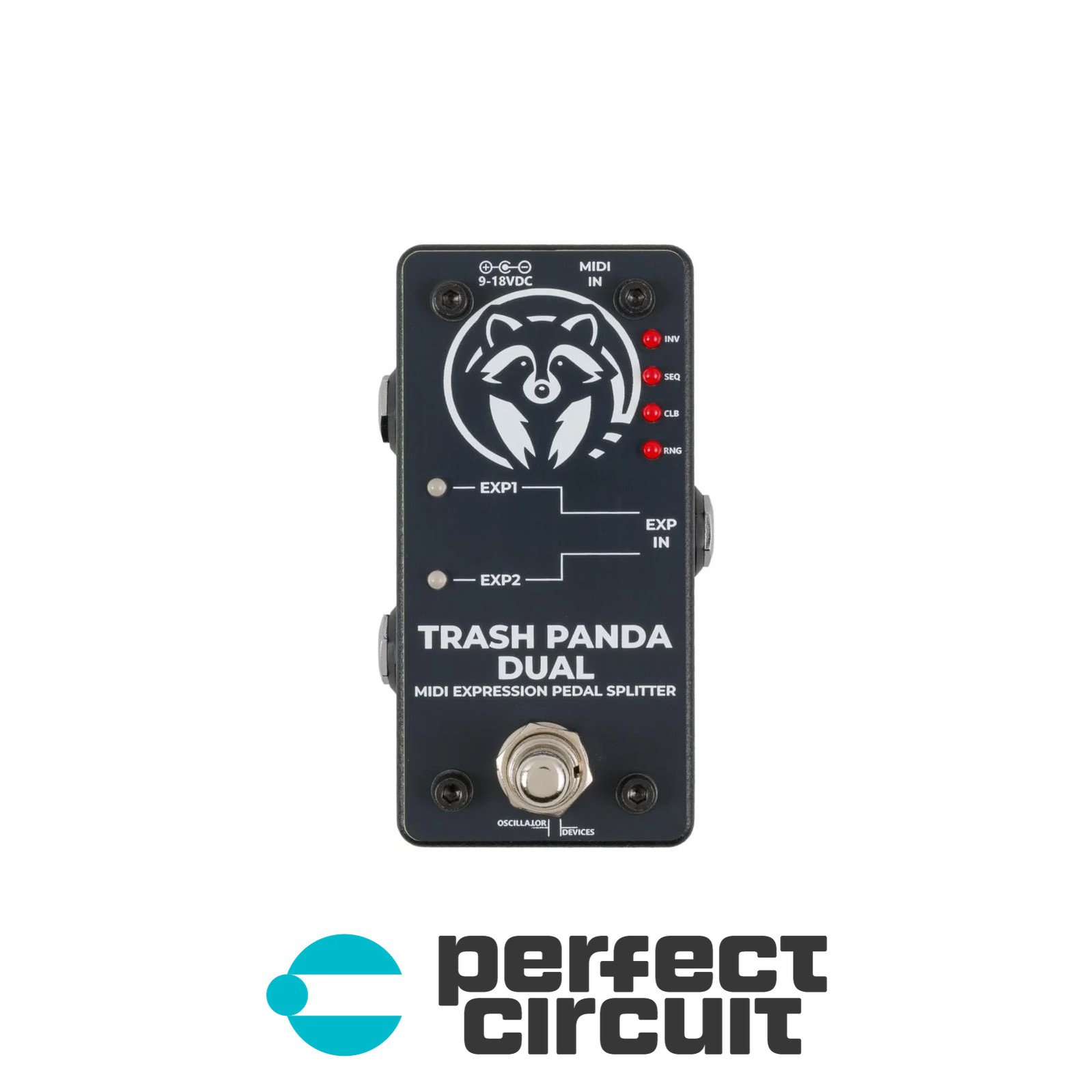 Oscillator Devices Trash Panda Dual Pedal EFFECTS - NEW - PERFECT CIRCUIT