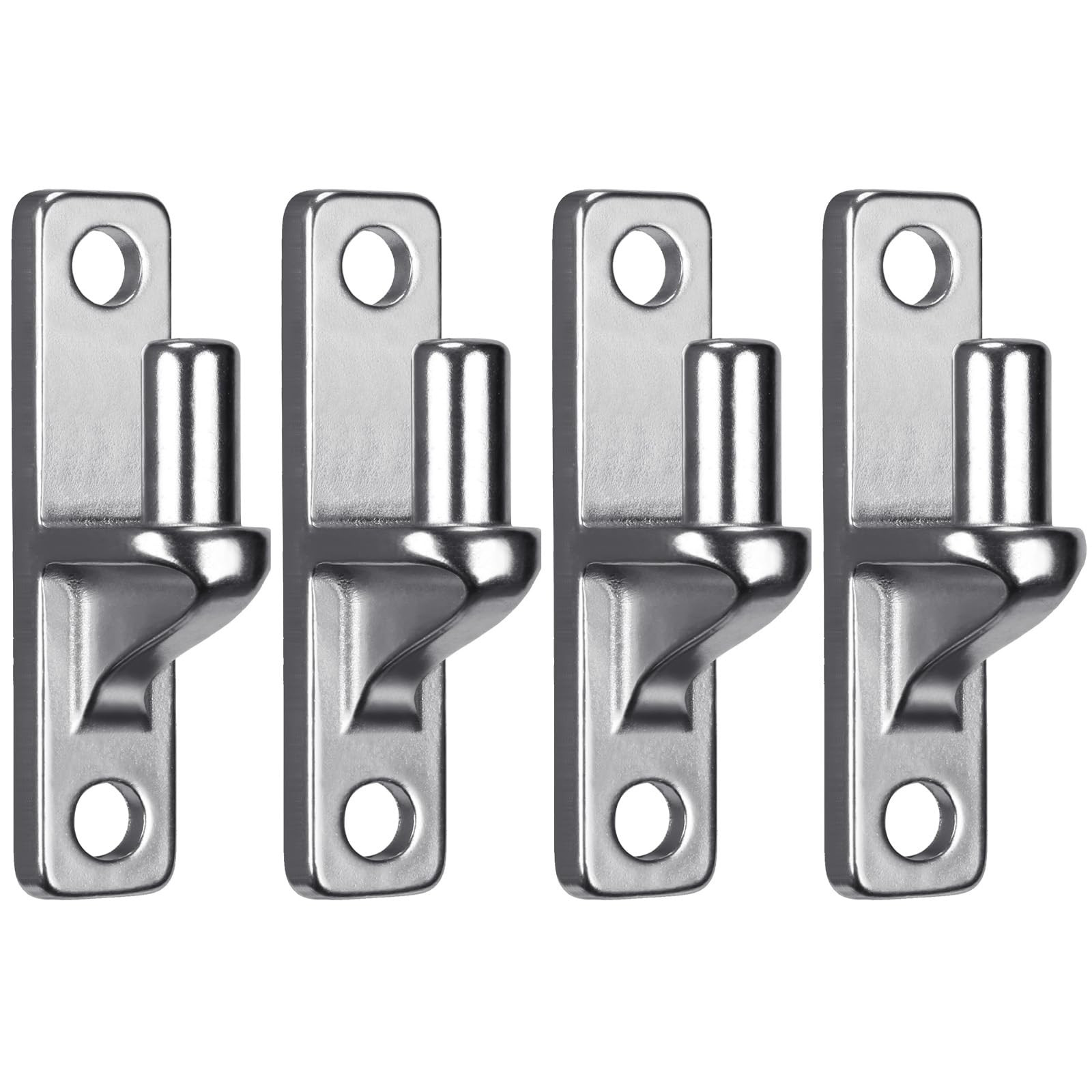 Cast Gate Hinges, 304 Stainless Steel Heavy Duty, 4 Pcs One-Piece Non-Welded ...