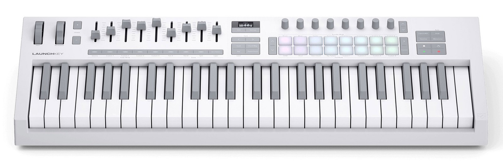 Novation Launchkey 49 MK4 White 49-key MIDI Keyboard Controller+On-Stage Bag