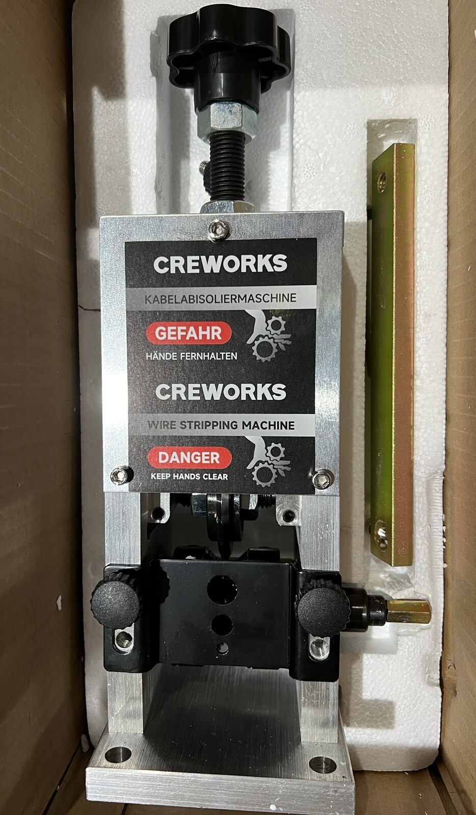 CREWORKS Manual Copper Wire Stripping Machine 1.5-25mm Cables Wire Stripper