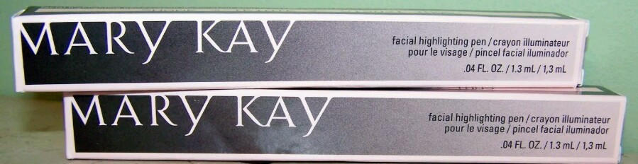 NEW SET LOT 2 TWO MARY KAY MK FACIAL HIGHLIGHTING PEN SHADE 4 FULL SIZE FREESHIP