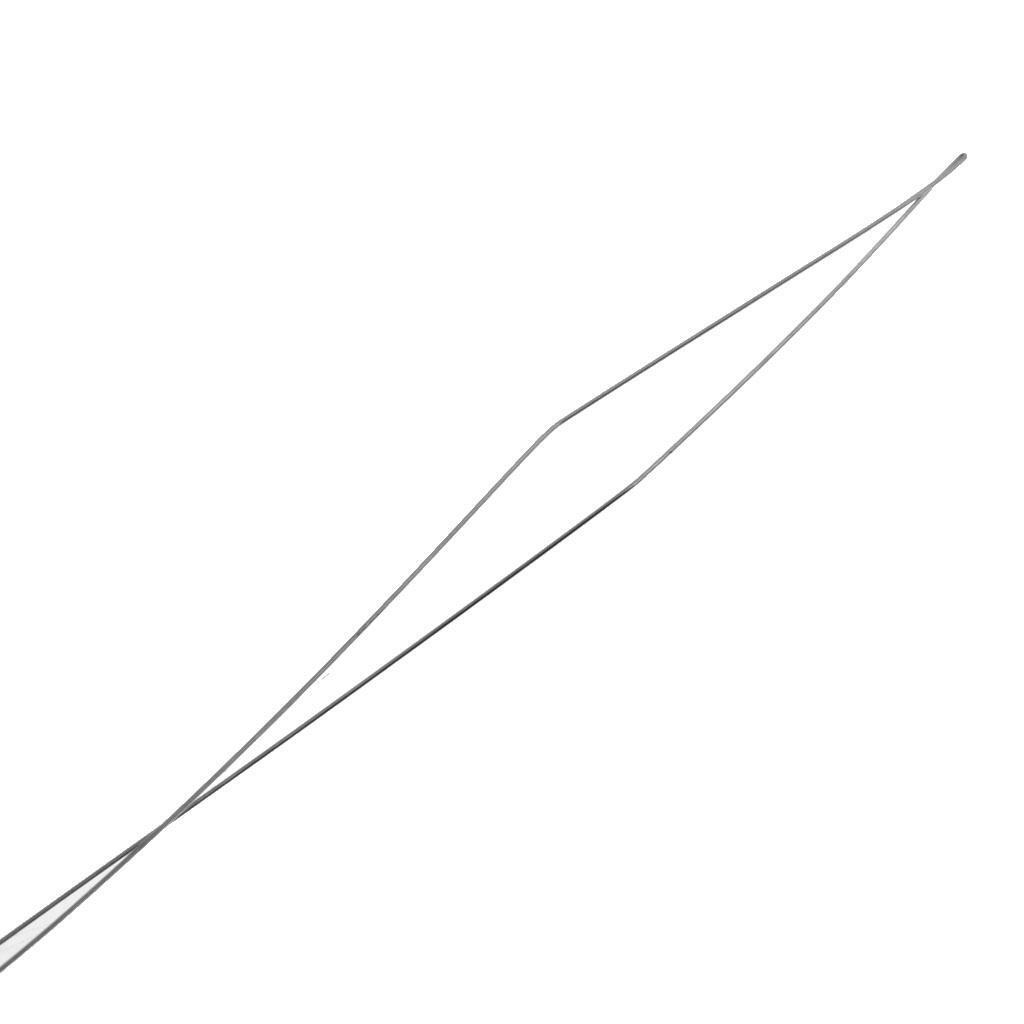 BOBBIN THREADER ( BRASS HANDLE - FLY TYING TOOL )