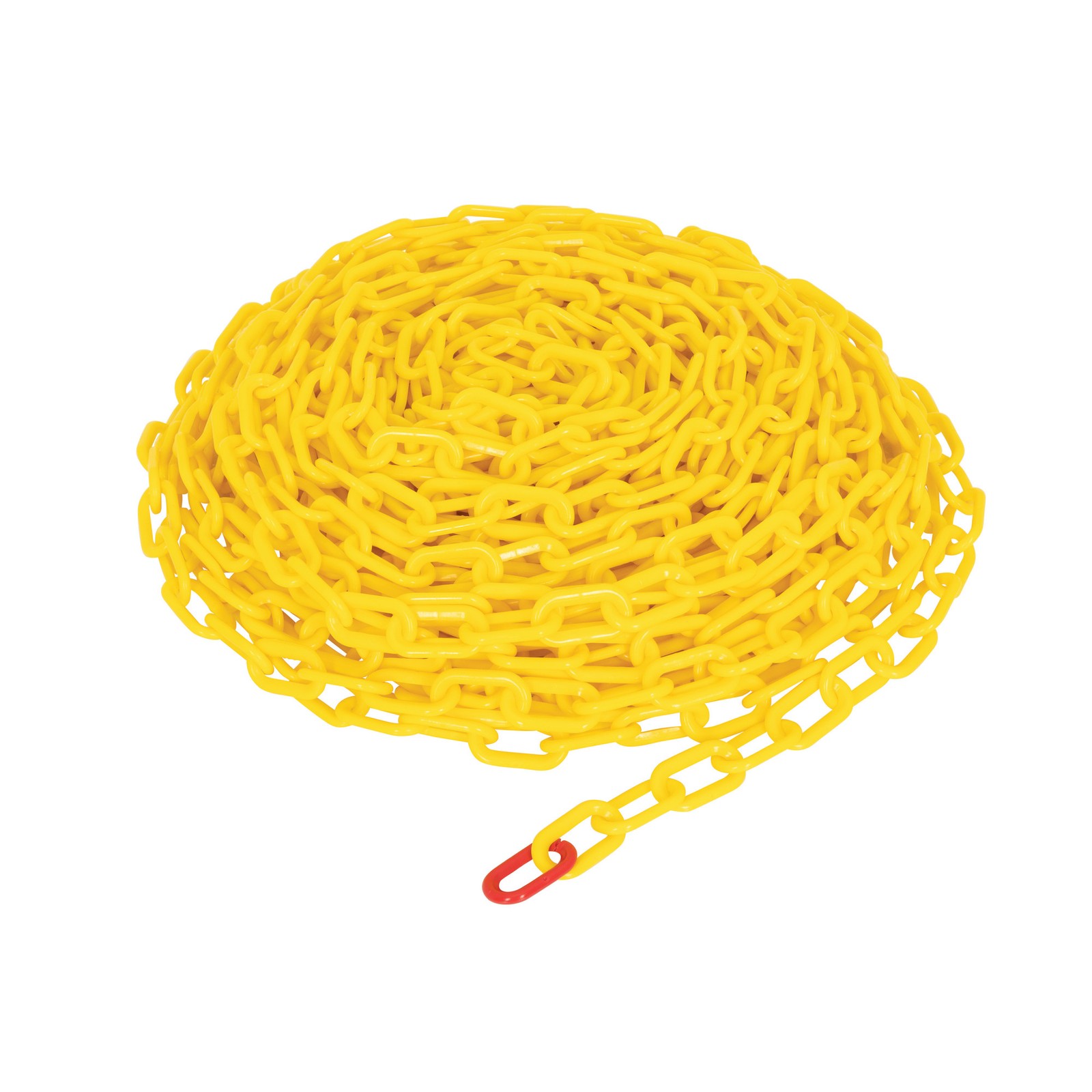 Steelman 100ft. Hi Viz Yellow Plastic Safety Chain Barrier 61600