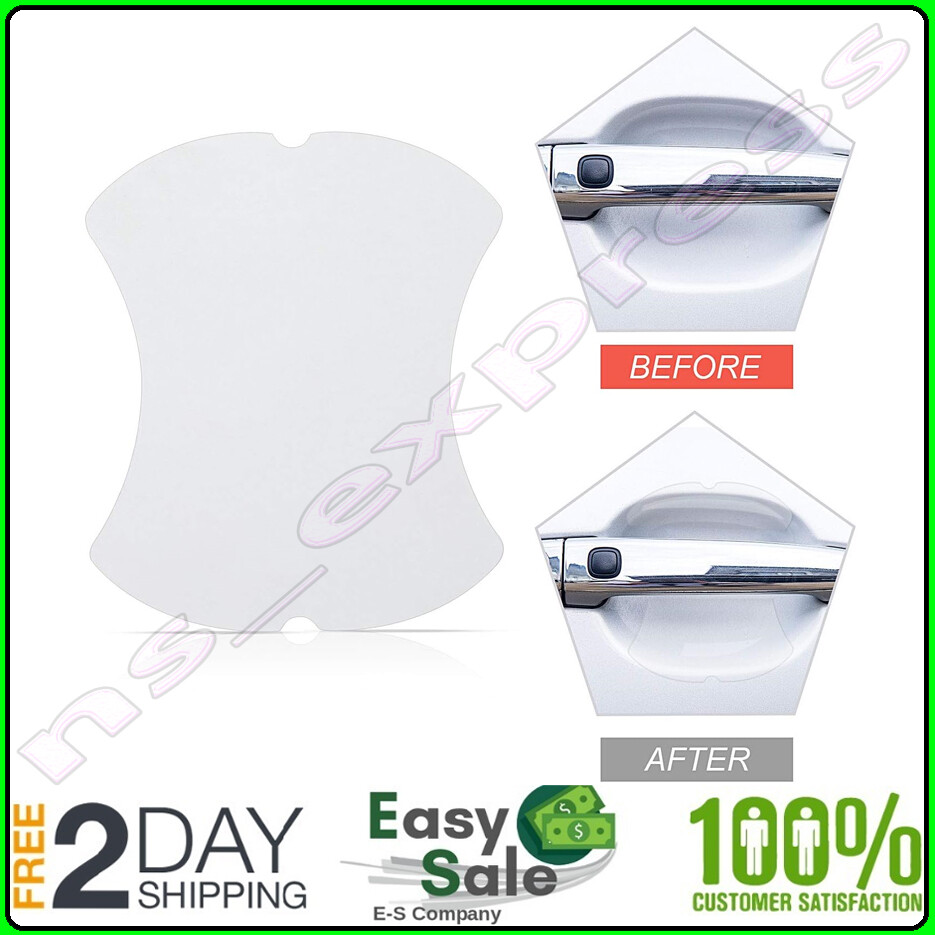 4 piezas. Protector de vinilo Invisible para puerta de coche protector de carro