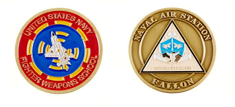 US Navy Naval Air Station Fallon - Top Gun Challenge Coin