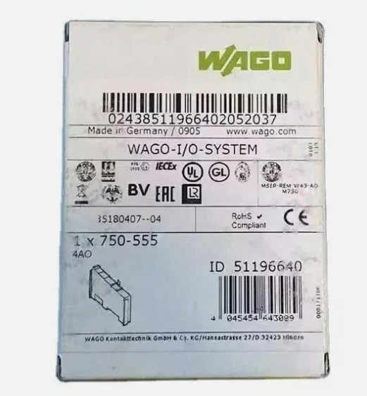 New In Box WAGO 750-555 PLC Module 750-555 750-555