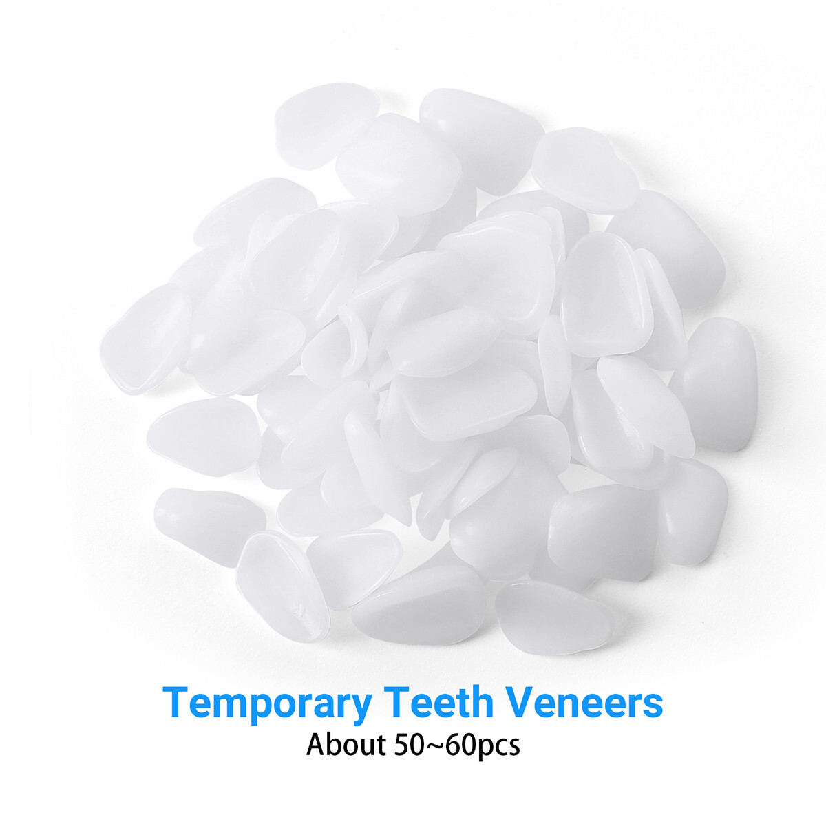 50Pcs Dental Temporary Teeth Veneers Whitening Porcelain Resin Anterior Tooth