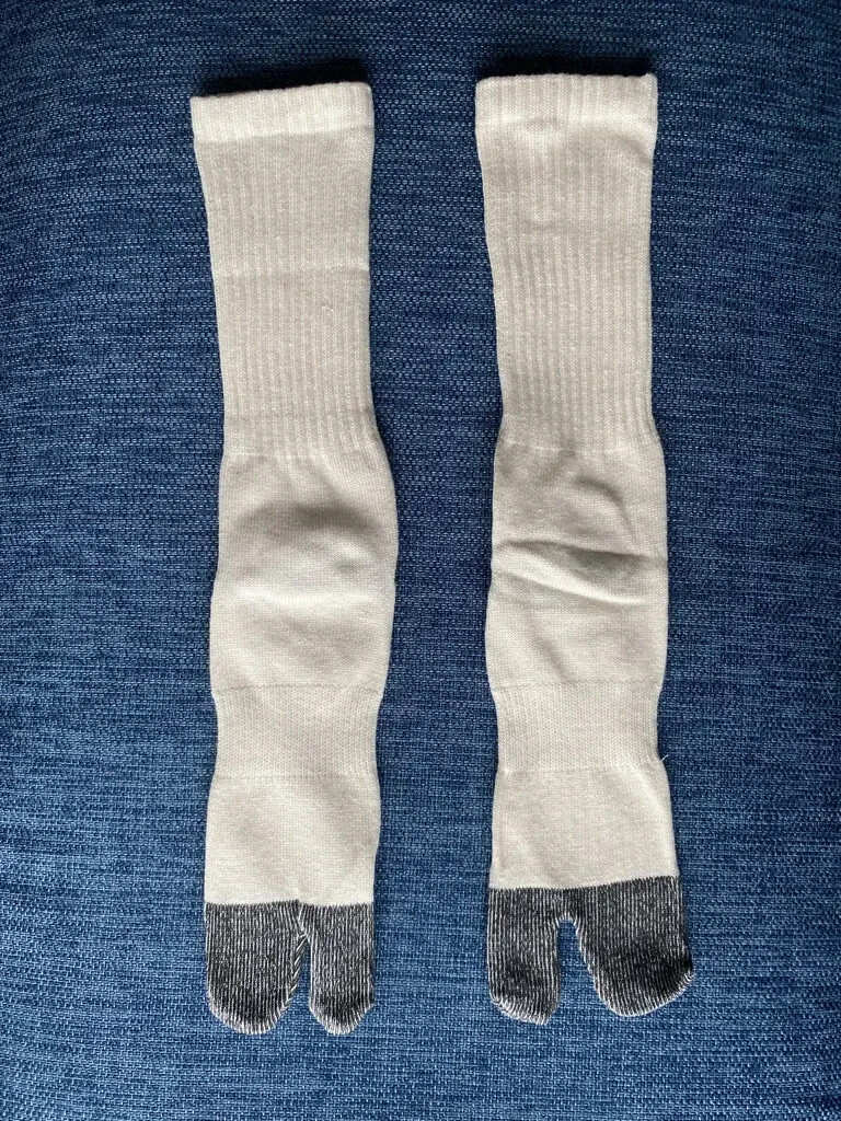 Japanese Tabi Socks (4-pack) EU size (40-43) White Cotton