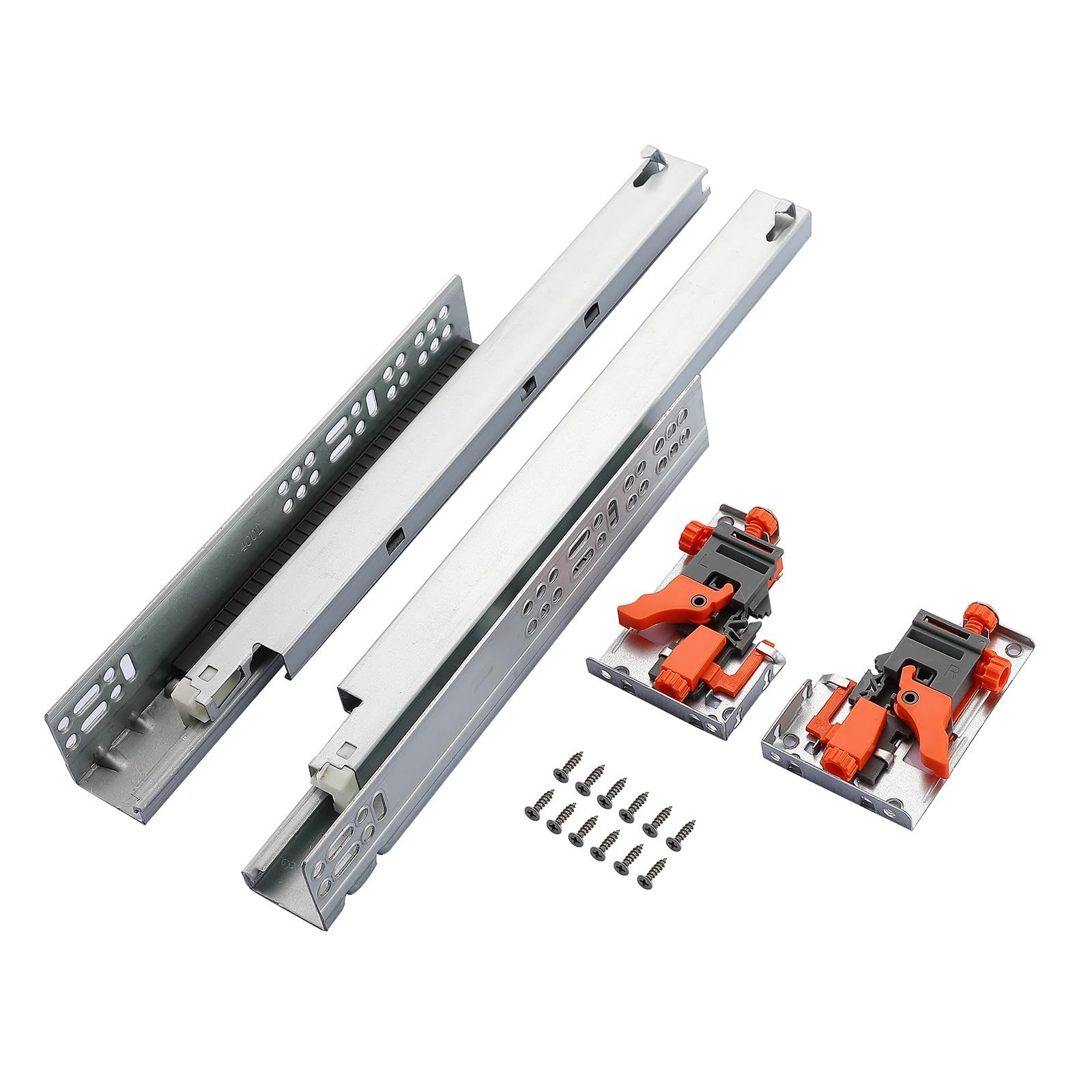6 Pair of 20 Inch Undermount Soft Close Drawer Slides 100LB Load Capacity Ful...