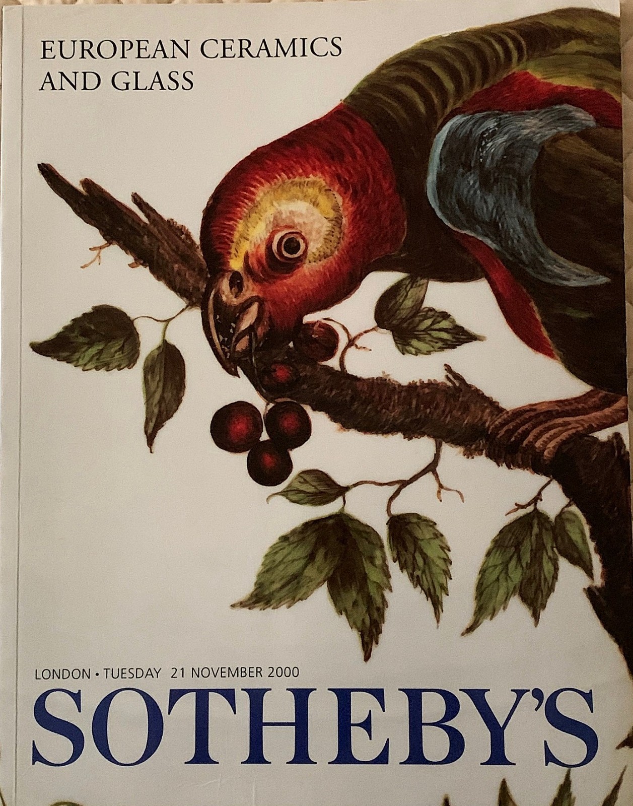 Sotheby's  London European   Glass and Ceramics November 2000