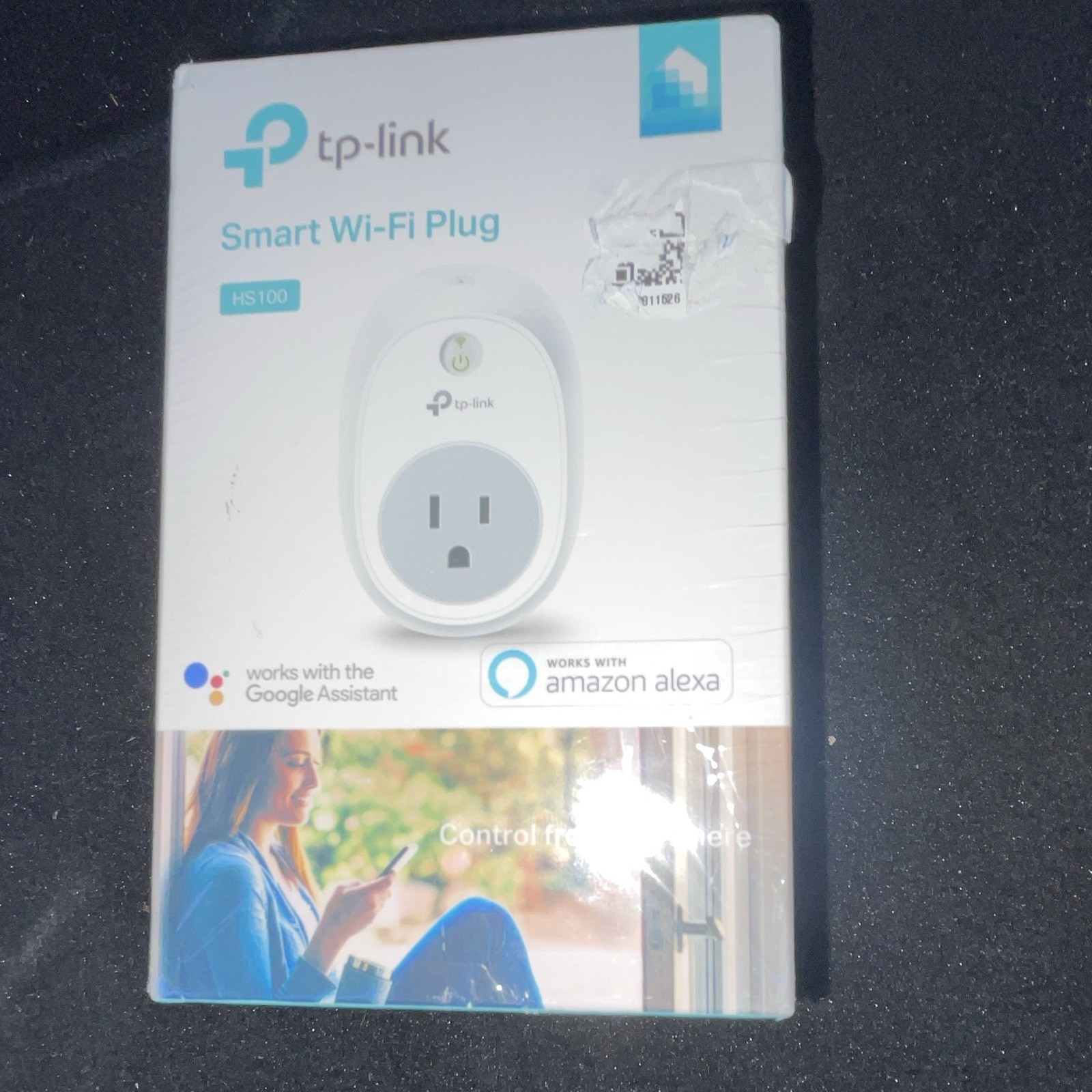 TP-LINK Kasa HS100 Smart Wi-Fi Plug-In Socket Controller White Alexa Google