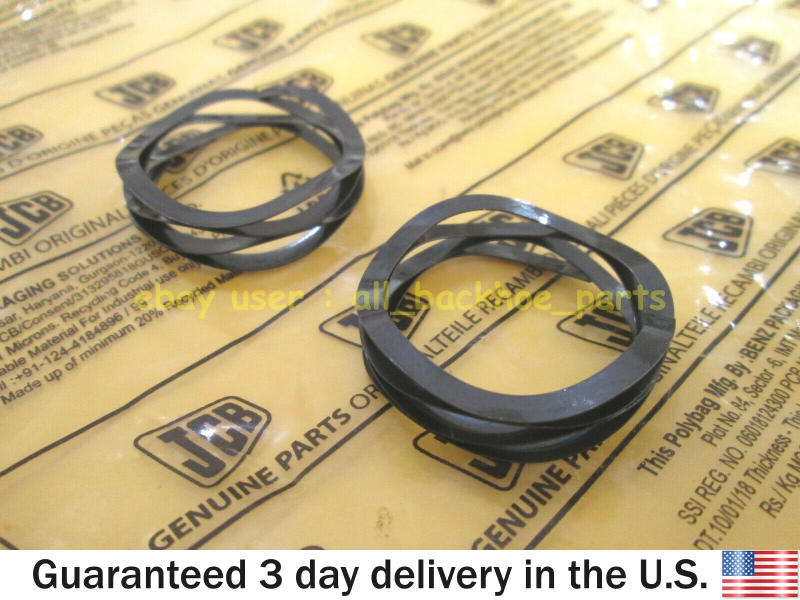 JCB BACKHOE - GENUINE JCB ROCKER WASHER SPRING, SET OF 2 PCS. (PART# 320/03523)