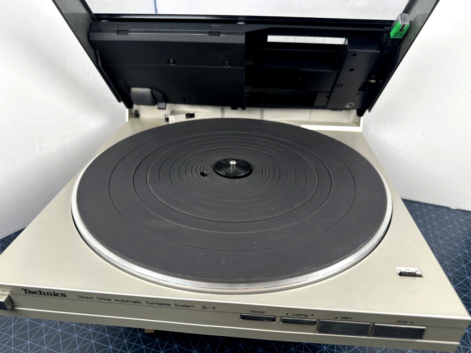 Technics SL-5 Direct Drive Linear Tracking Turntable - Tested, w/ Box & Manual!