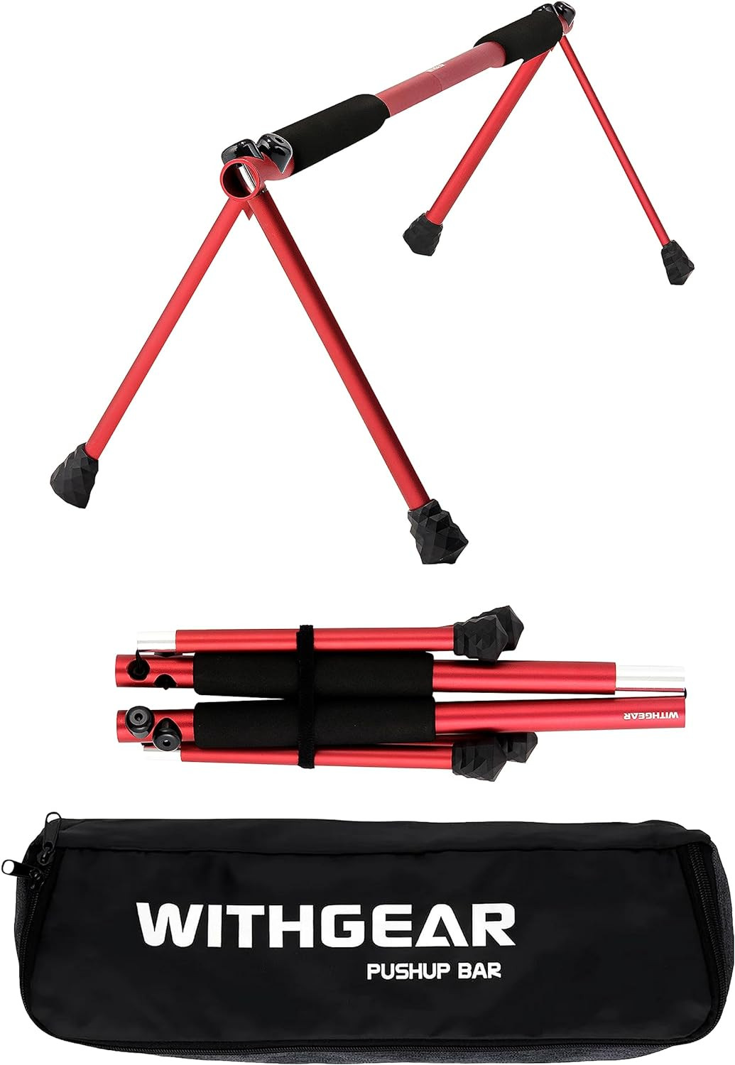 Push up Bar – Folding Dip Bar for Home Workout, Lightweight & Portable Strength
