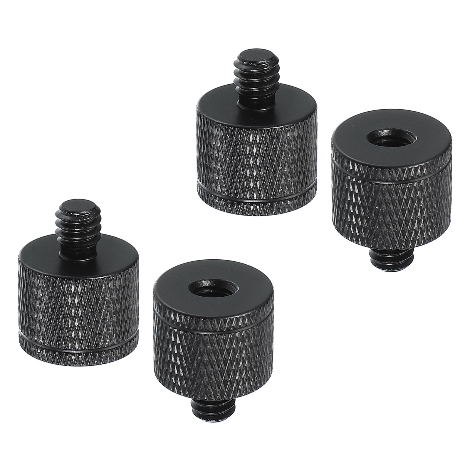 4 Pcs M6 Female to 1/4" Male Tripod Nut Camera Mount Screw1, 20 mm