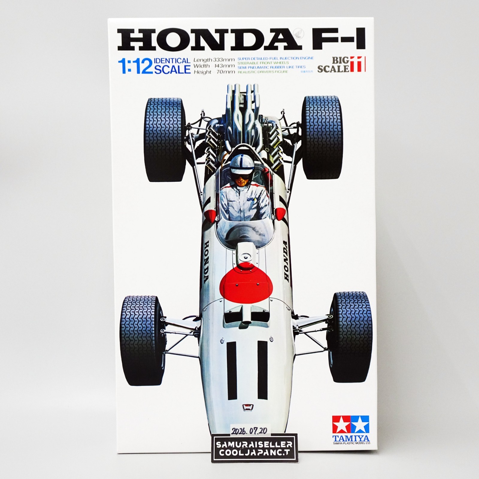 TAMIYA 1/12 Honda F-1 RA273 Big Scale Series NO.11 Plastic Model Kit Japan NEW