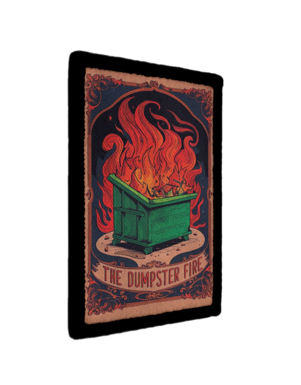Hellmo World on Fire Meme Patch Appocalypse Nuclear Sew on [sub]