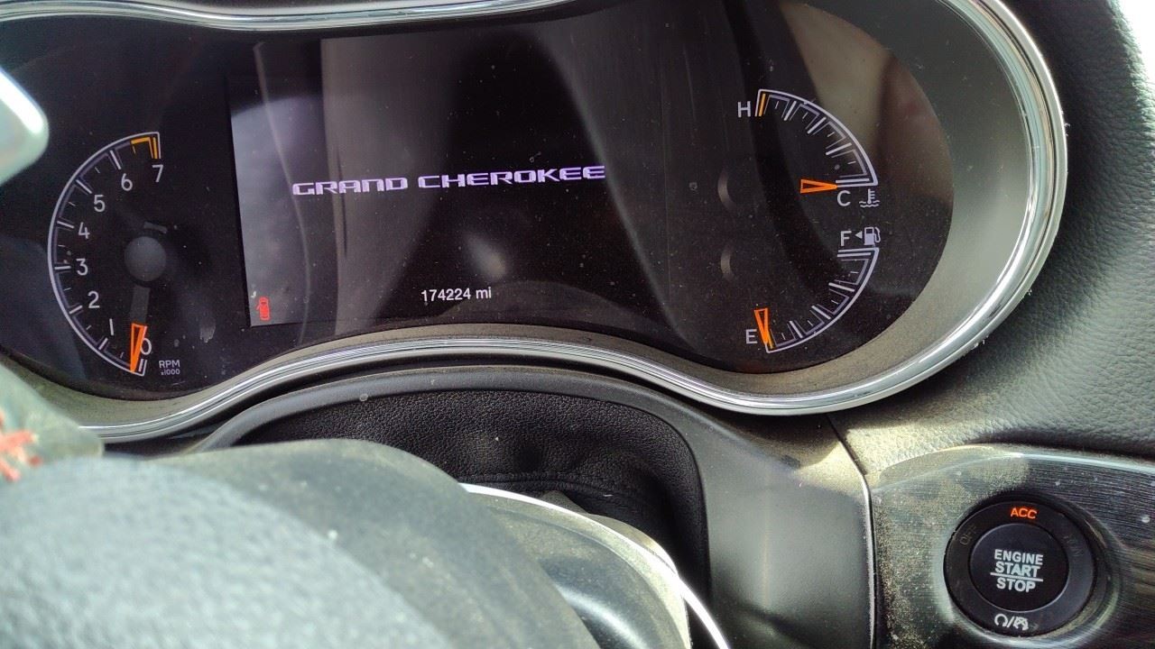 Speedometer Cluster MPH 7" Display Screen Fits 17 GRAND CHEROKEE 1143812