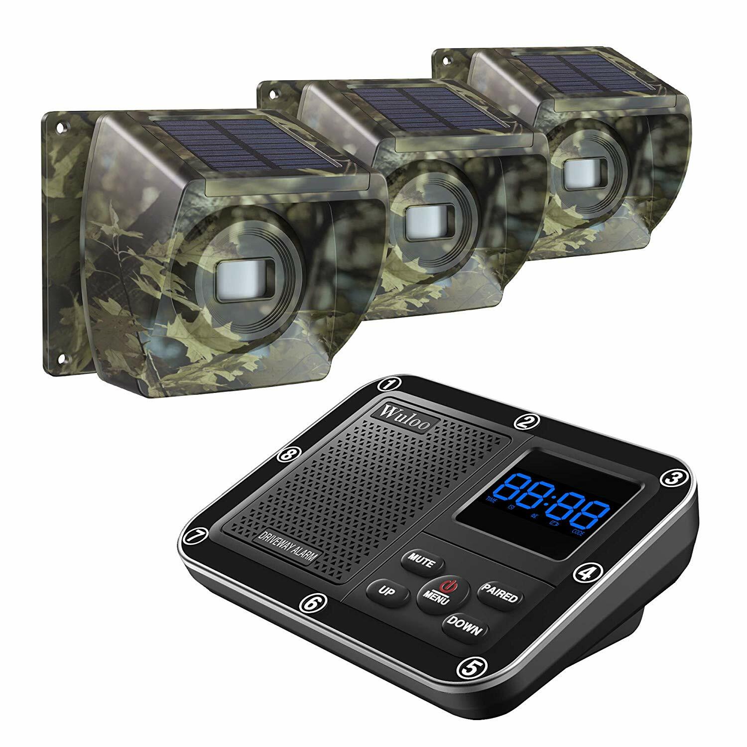 Driveway Alarm Wireless 500m Long Range Motion Sensor for Home & Garden Security