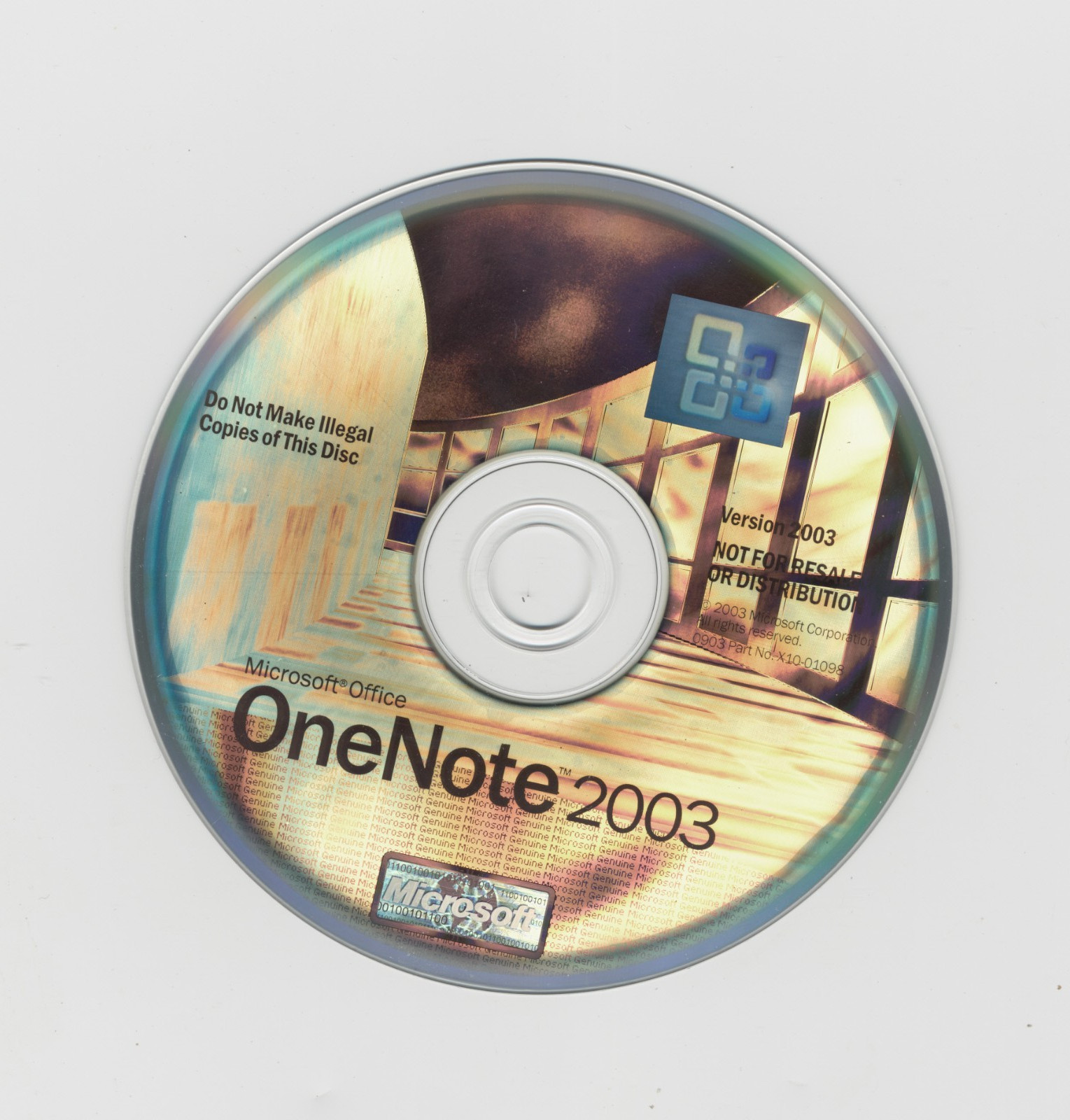 Microsoft Office Pro 2003 + MS OneNote 2003 - Early Release - 2 x CDR w/folder
