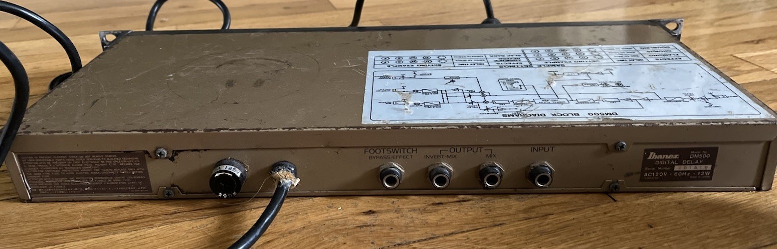 Ibanez DM500, Digital Delay, Vintage Rack