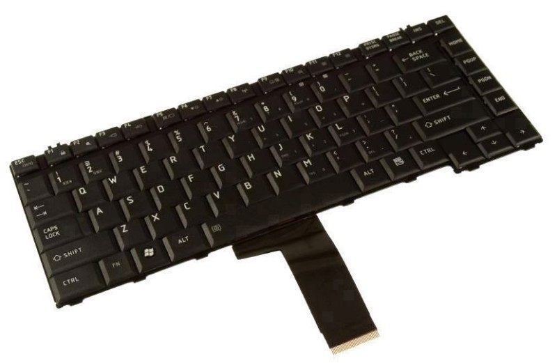 A000040130 - Keyboard, US, Black