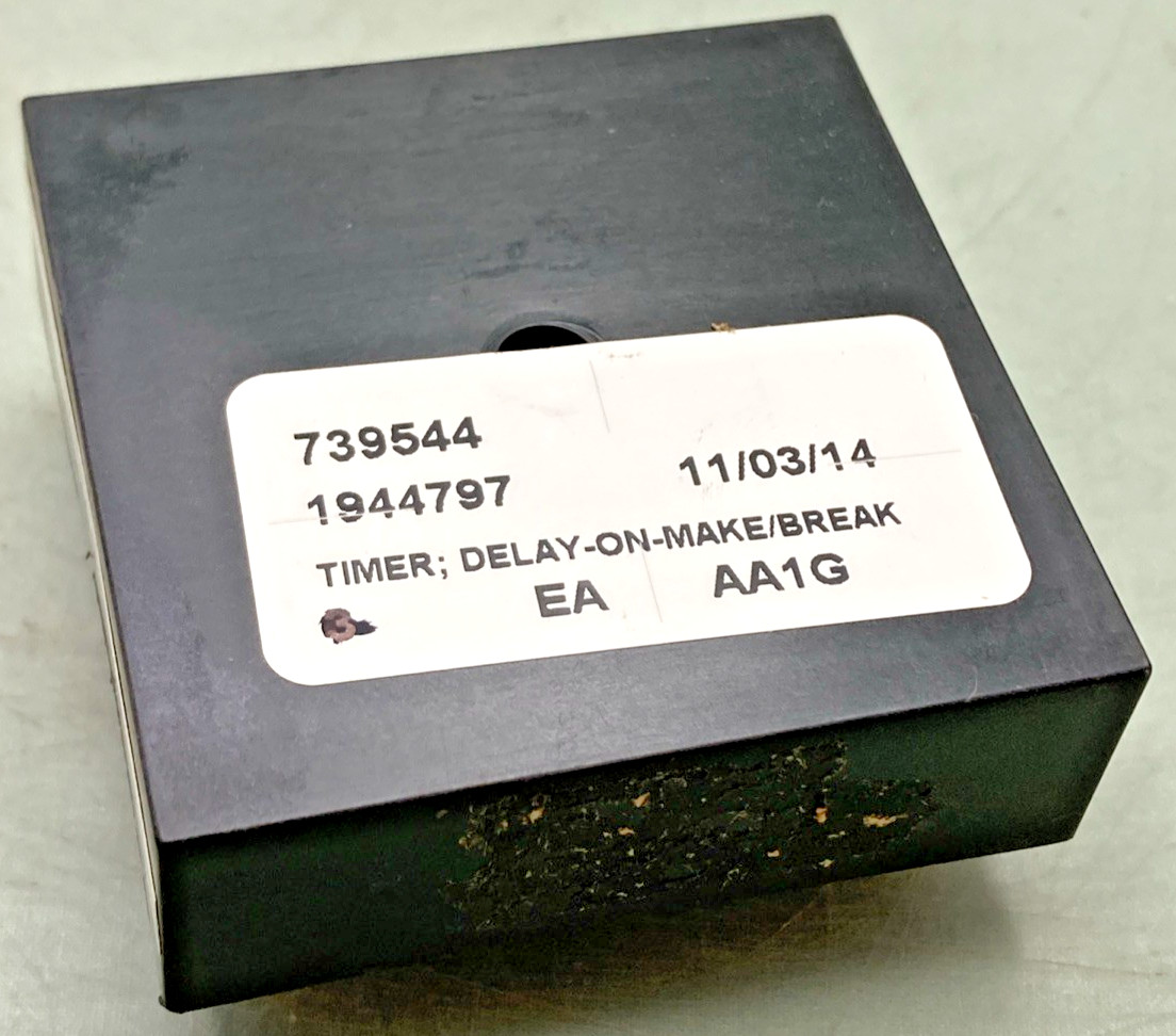 NEW REPLACES STOELTING 739544 TIMER DELAY-ON-MAKE BREAK 24VAC 10A