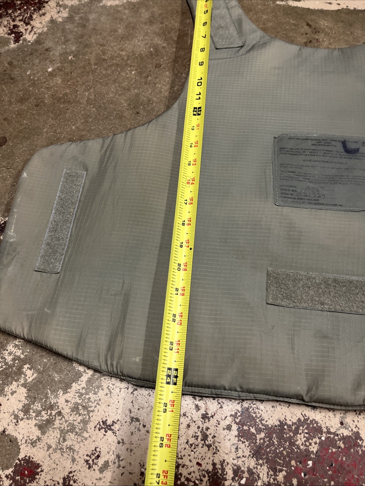 Plate Carrier Soft Armor LEVEL 3A PROTECTION Large lot K