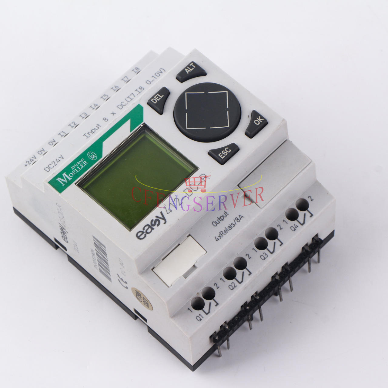 Used 1PCS MOELLER EASY 412-DC-R LOGIC CONTROL RELAY 24VDC