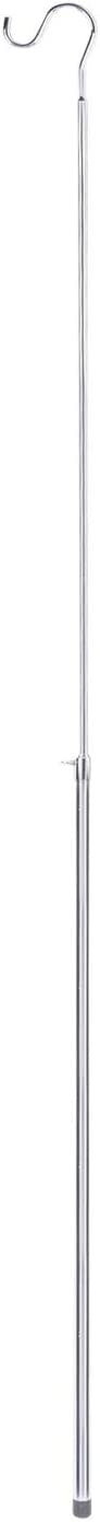 Set of 2 Garment Retriever 5' Metal Clothing Display Retail 60" Adjustable Reach