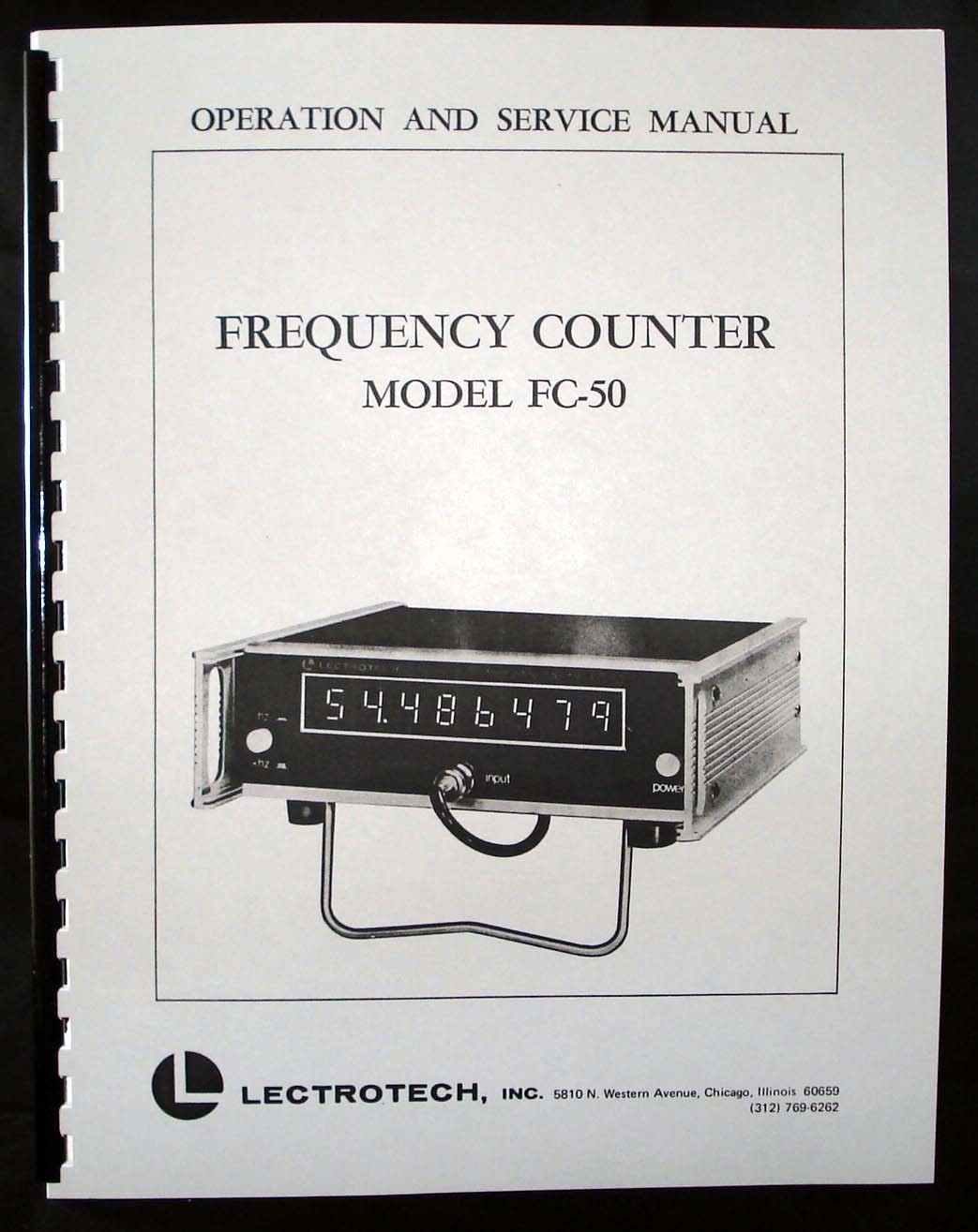 Lectrotech FC-50 Frequency Counter Manual