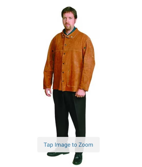 Condor 2AJ40B Welding Jacket, Brown, Leather, L