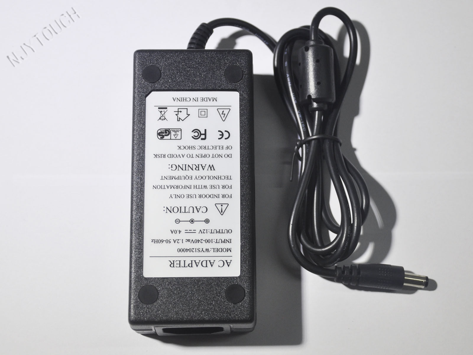 CE Approval DC 12V 4A Power Adapter Supply EU Plug Cord for LCD Controller Board