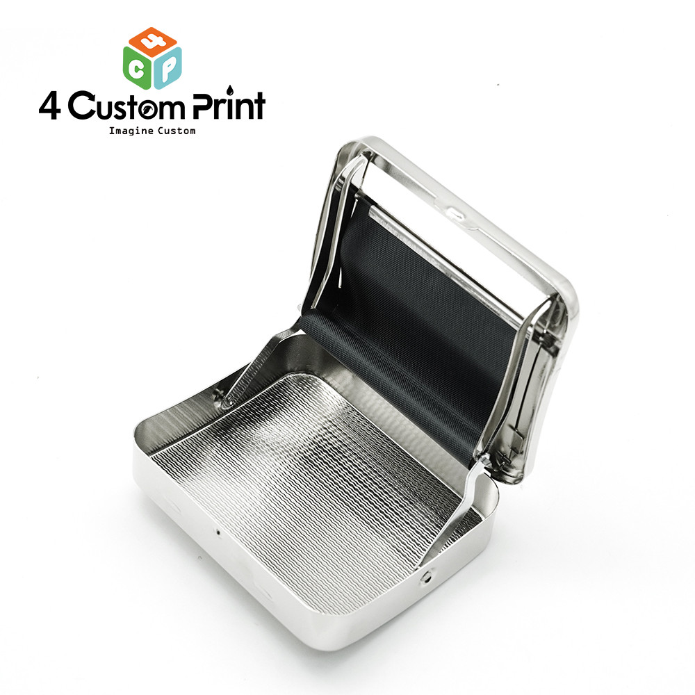 78mm Metal Tobacco Rolling Machine Case Automatic Cigarette Roller Box Portable