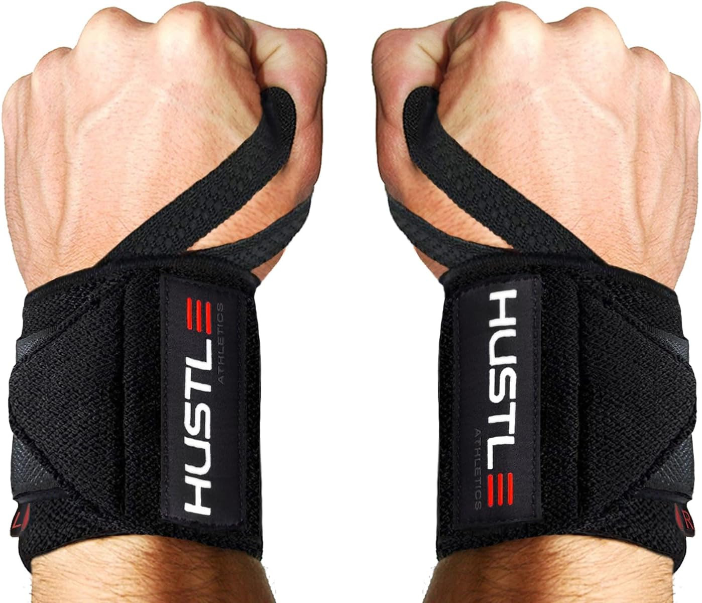 Wrist Wraps 12"/18" Premium Weightlifting Support Powerlifting Bench Gym Straps