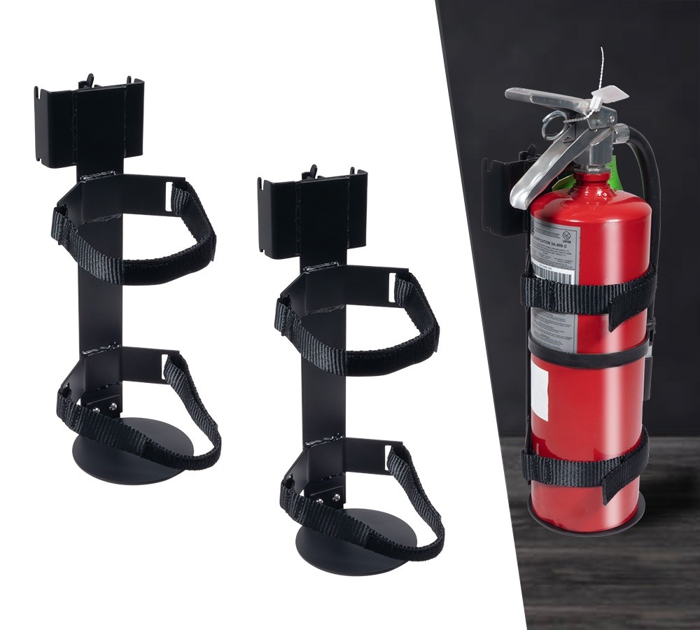 2Pk 22 lbs Fire Extinguisher Mounting Bracket, E-Track Mount Bracket for Trucks