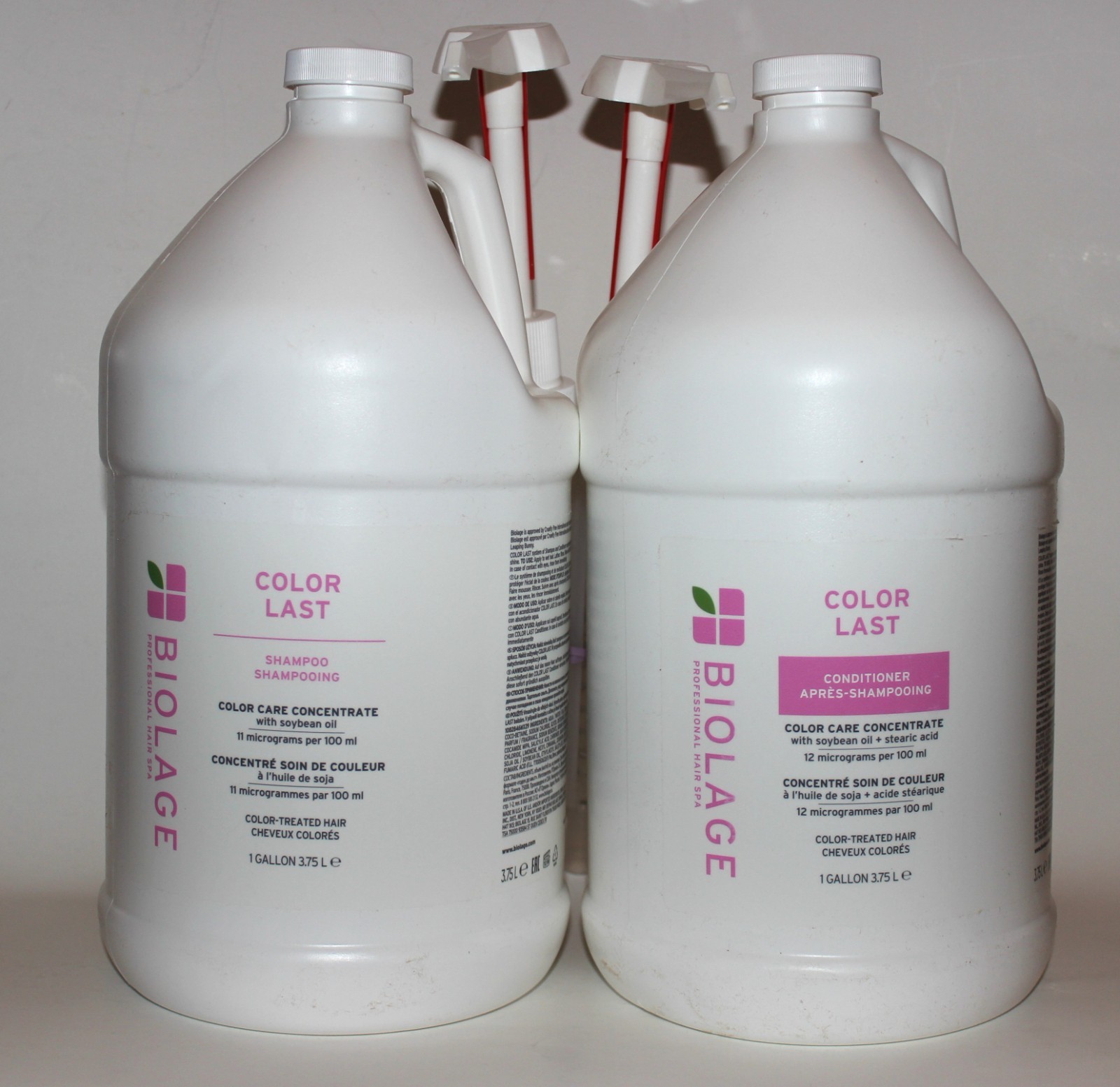 Biolage Colorlast Shampoo / Conditioner Gallon SET with pumps