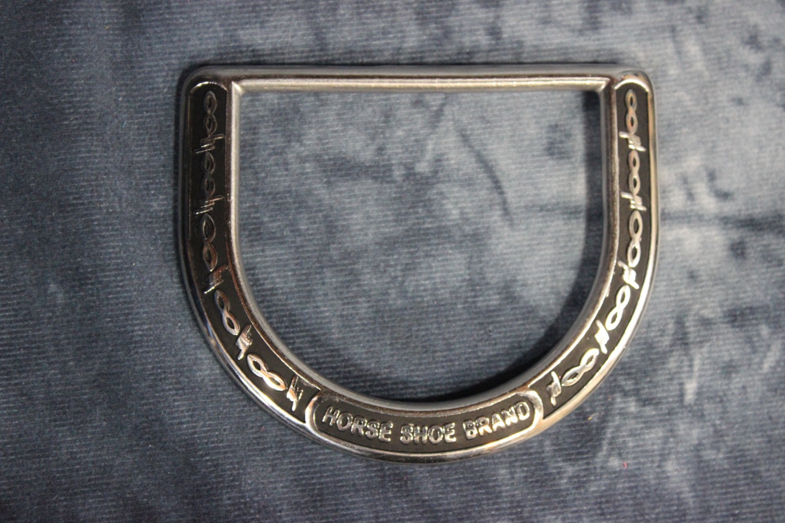 Horse Shoe Brand Jeremiah Watt D-Ring Barbed Wire Motif DISCOUNTINUED DESIGN
