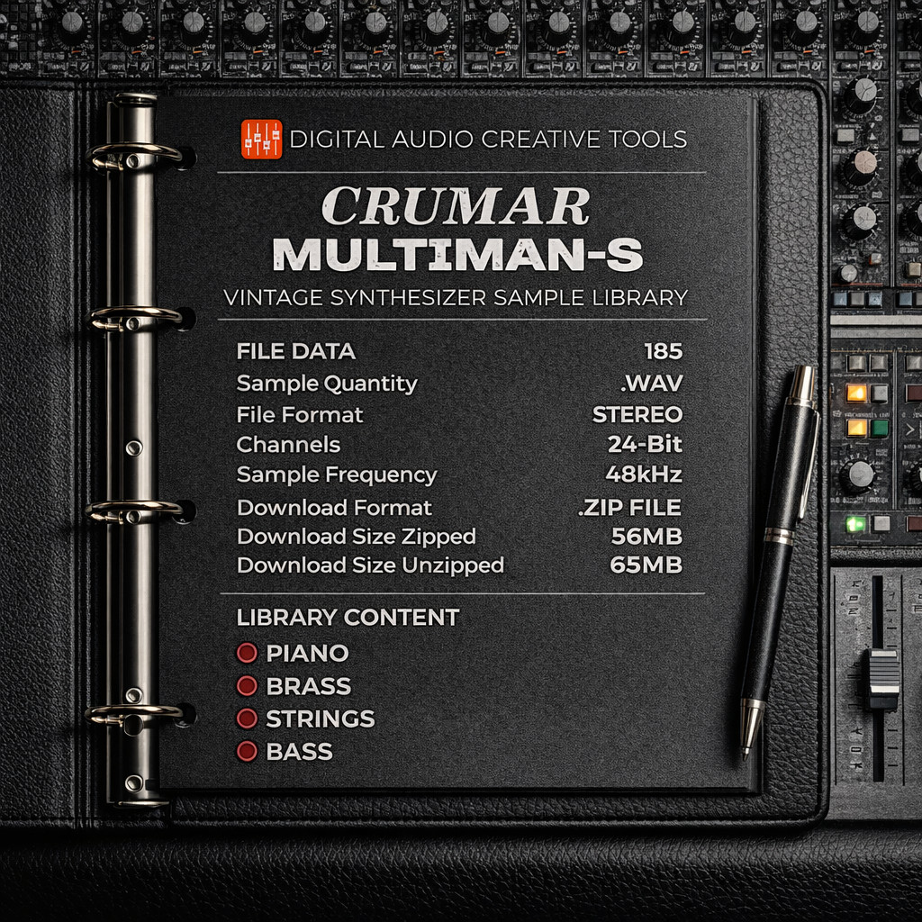 Crumar Multiman-S String Synthesizer Sample Library